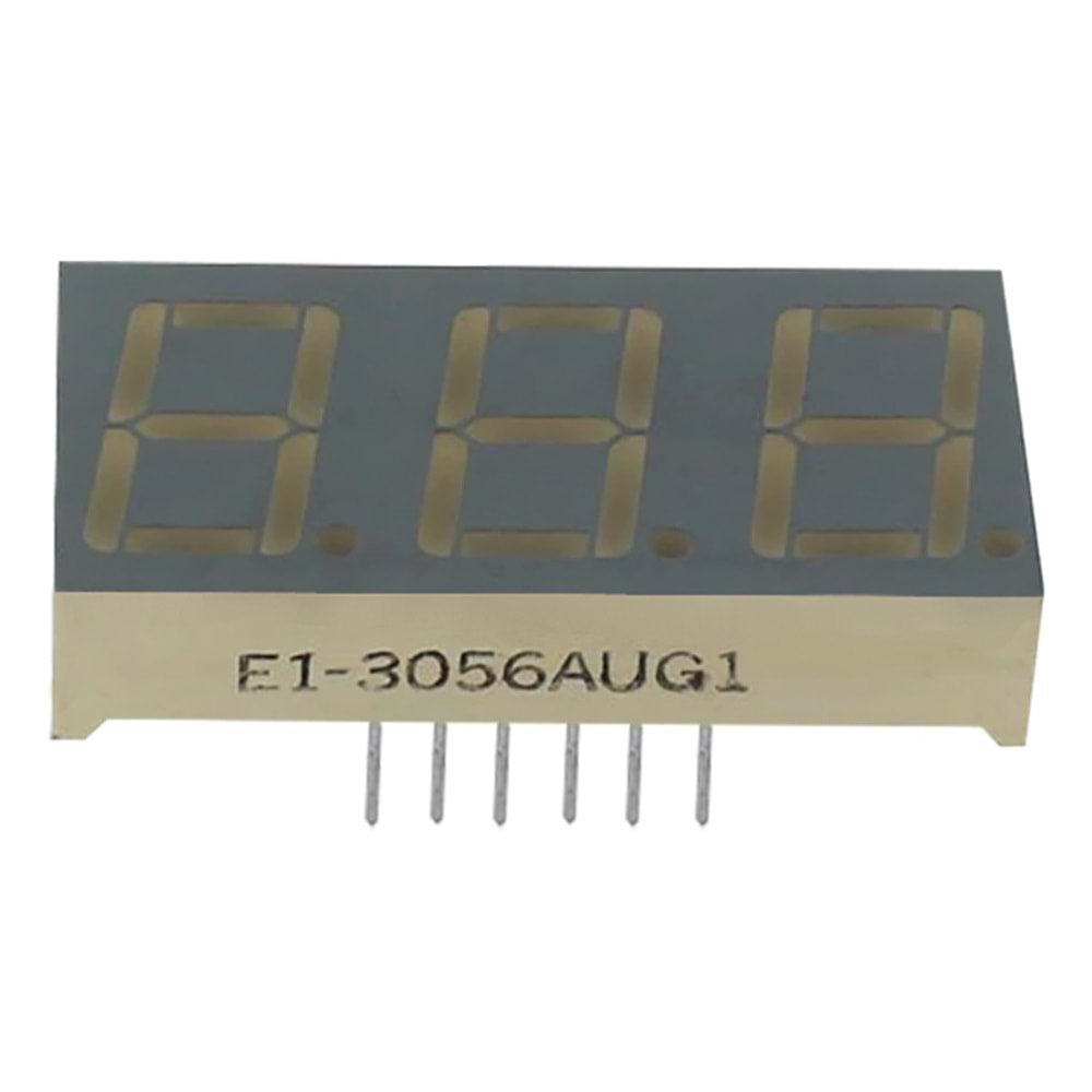 E1-3056AUG1 3 DIGIT DISPLAY GREEN