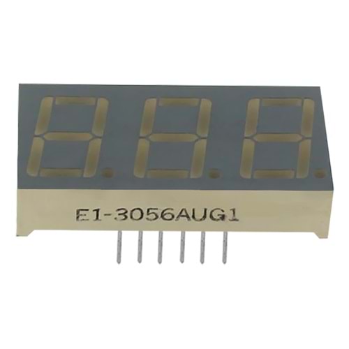 E1-3056AUG1 3 DIGIT DISPLAY GREEN